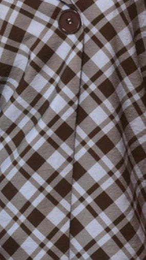 Imogen | Women's Short Sleeve Plaid Button Shirt