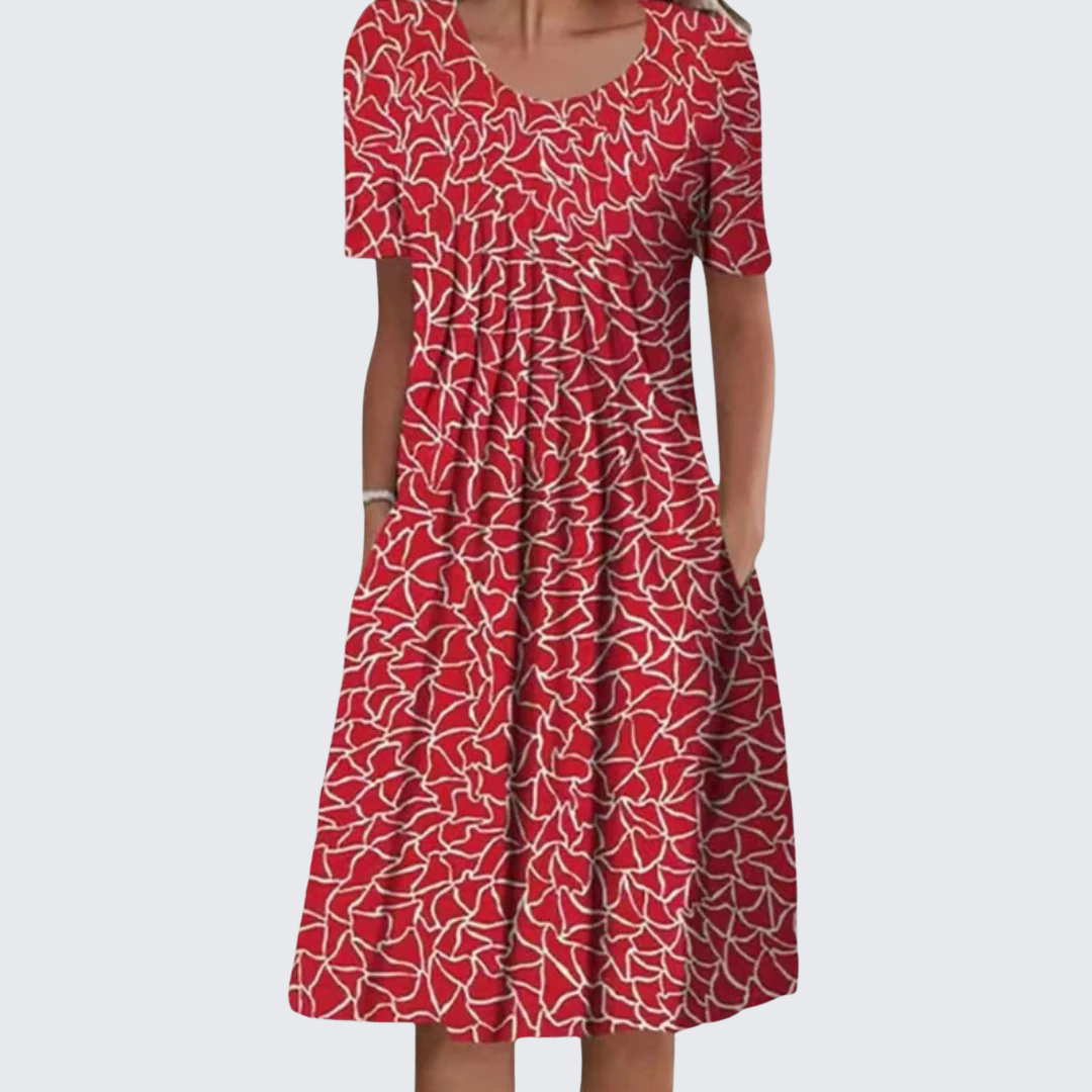 Luna | Effortless Floral Dress with Pockets