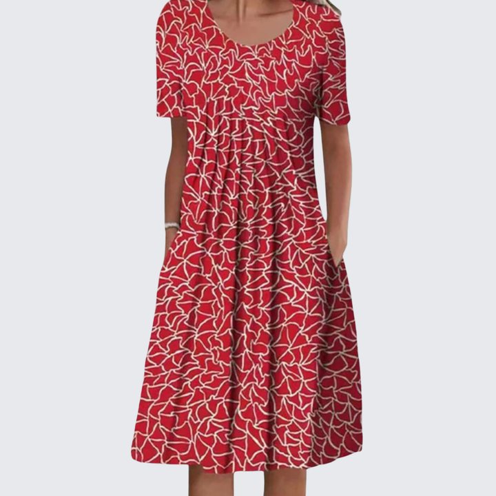 Luna | Effortless Floral Dress with Pockets