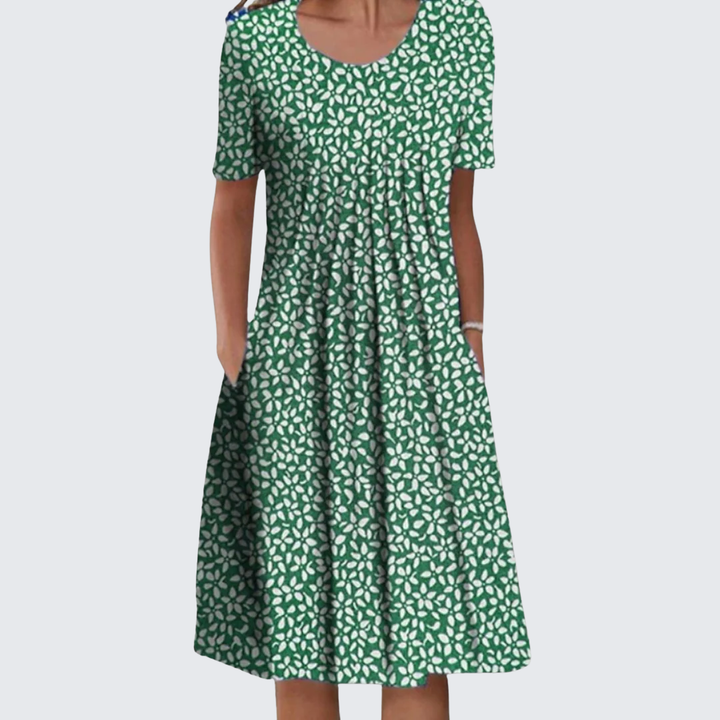 Luna | Effortless Floral Dress with Pockets