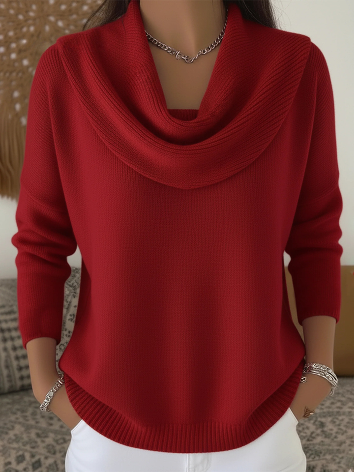 Thea | Cowl Neck Merino Wool Jumper