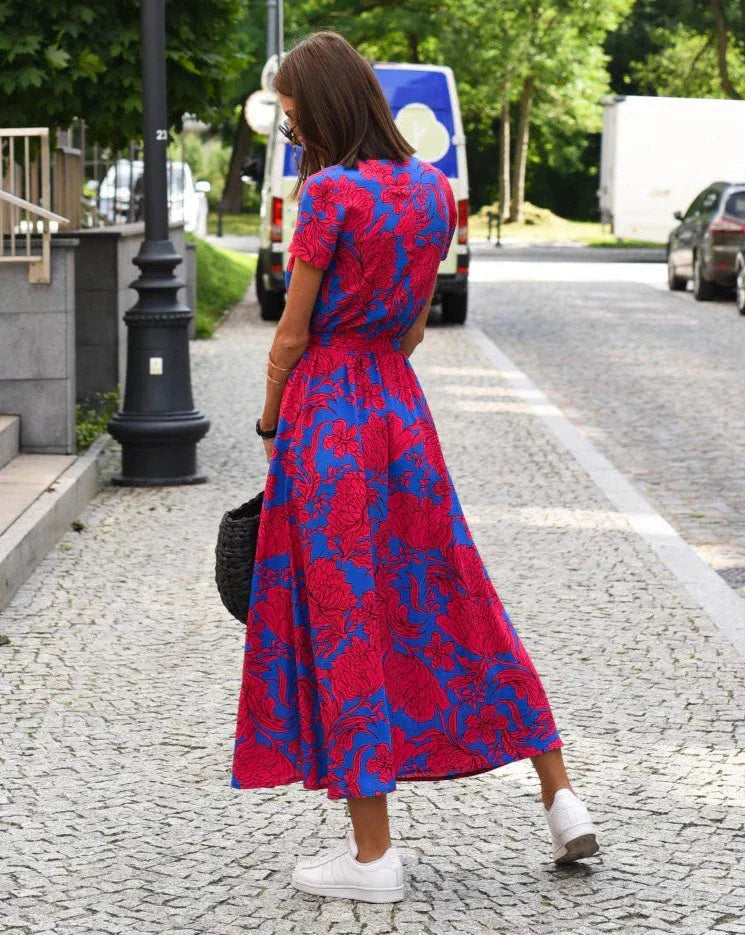 Linda | Summer Floral Dress