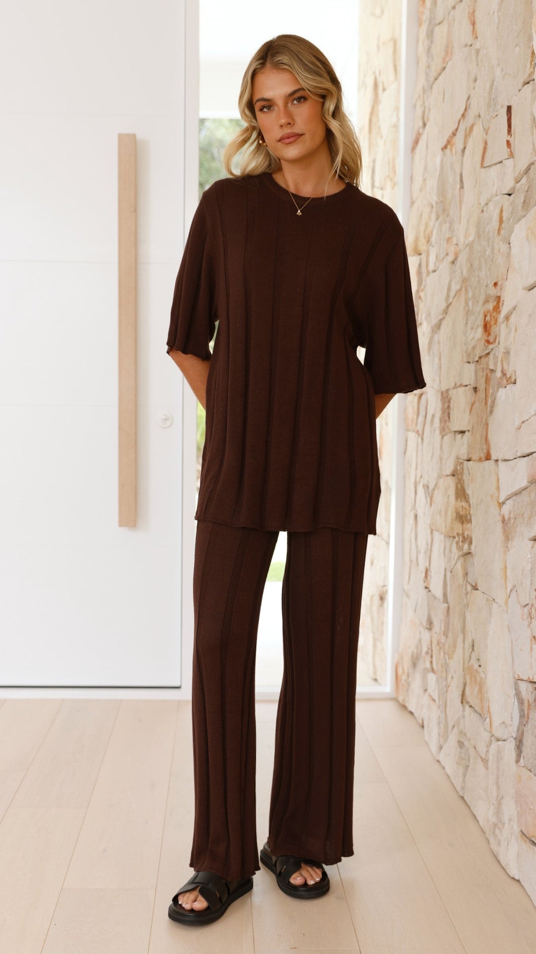 Bayu | Women's Ribbed Knit Longline Top