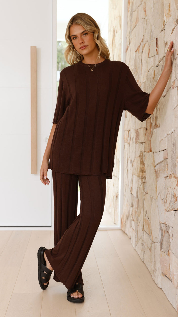 Bayu | Women's Ribbed Knit Longline Top