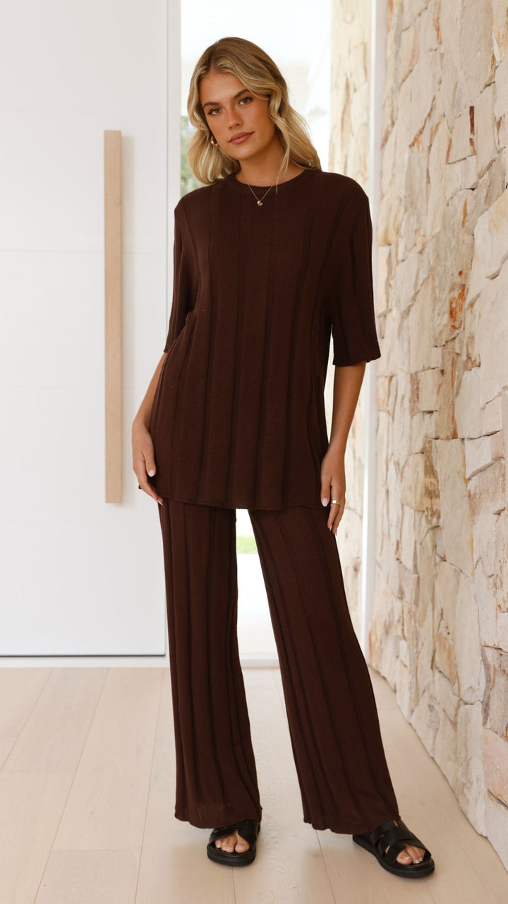 Bayu | Women's Ribbed Knit Longline Top