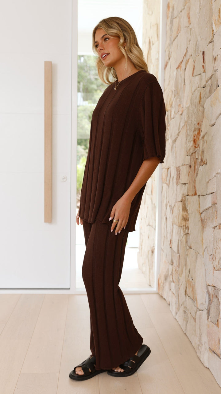 Bayu | Women's Ribbed Knit Longline Top