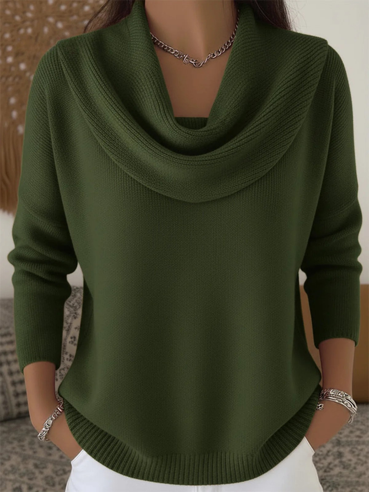 Thea | Cowl Neck Merino Wool Jumper