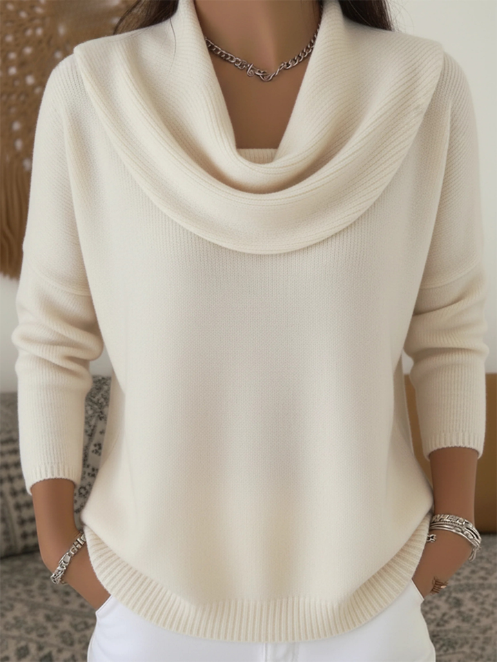 Thea | Cowl Neck Merino Wool Jumper