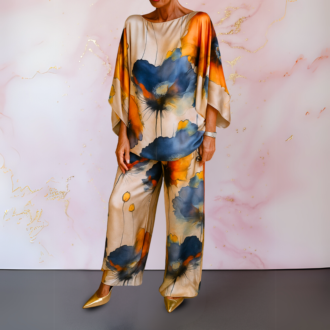 Moniek™ | Satin Two Piece Women's Set