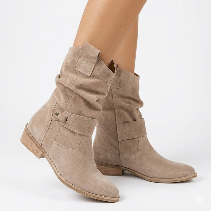 Harper | Slouchy Suede Ankle Boots