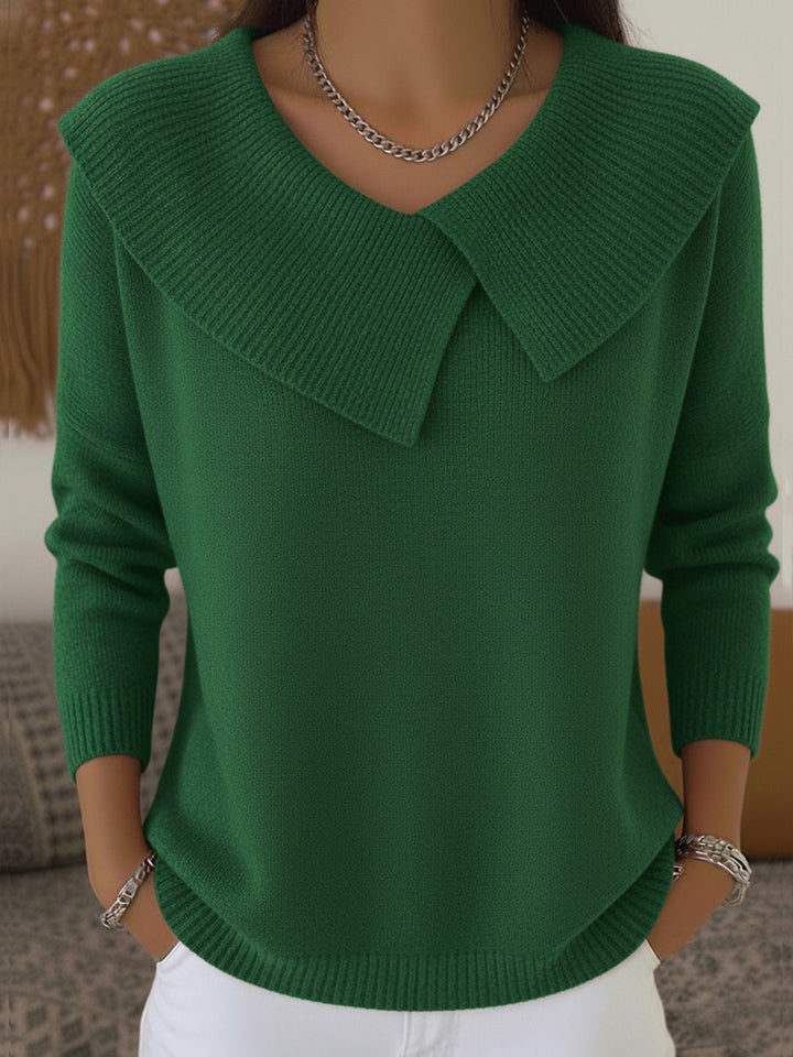 Lucia | Sweater with Soft Collar