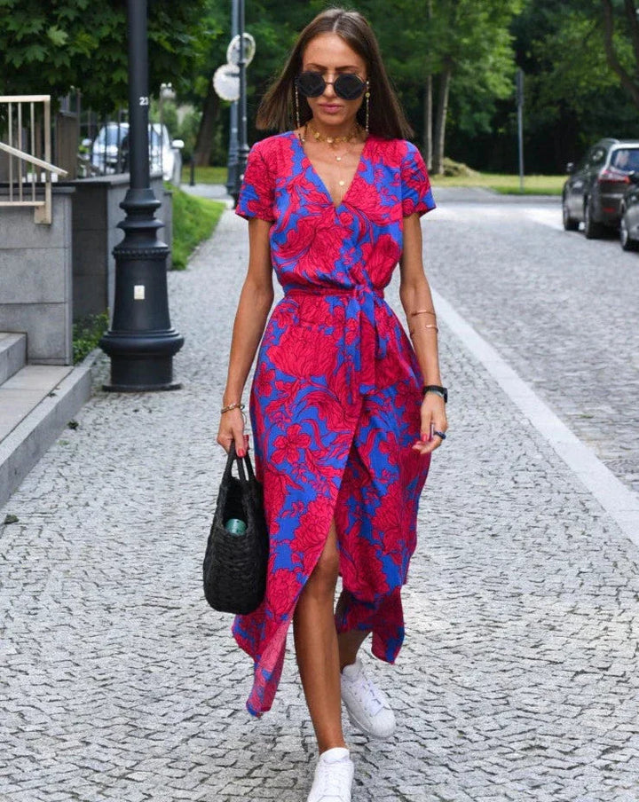 Linda | Summer Floral Dress