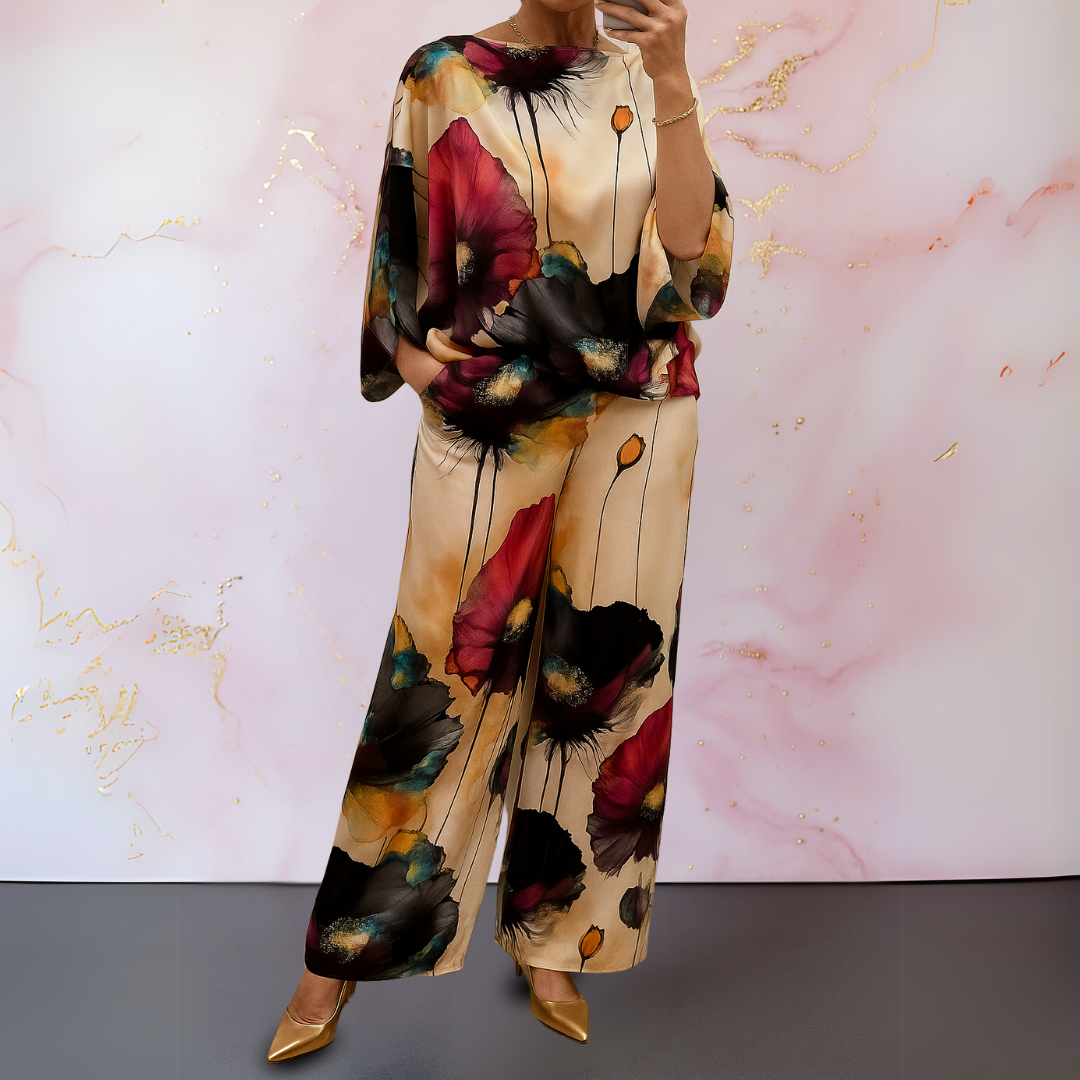 Moniek™ | Satin Two Piece Women's Set