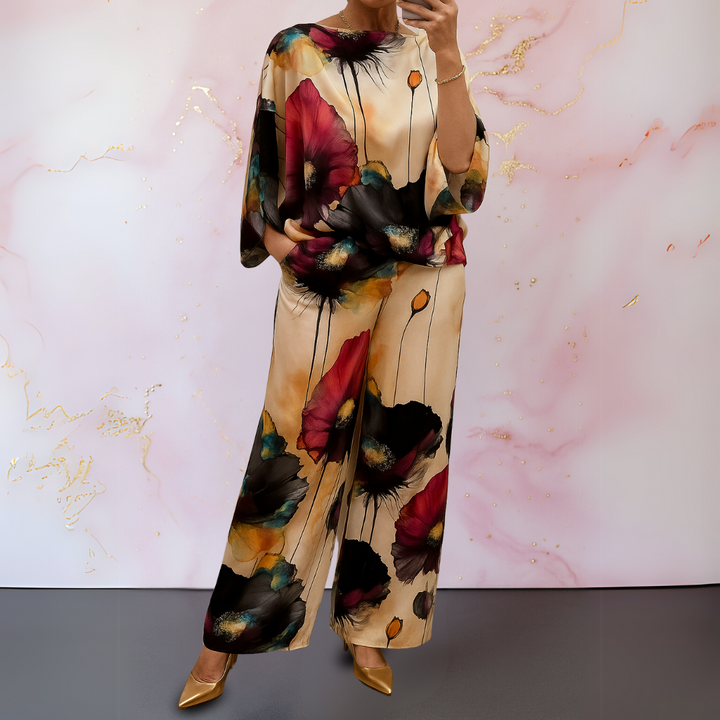 Moniek™ | Satin Two Piece Women's Set