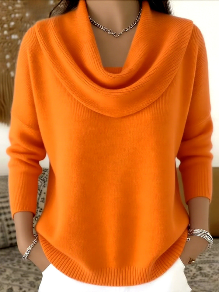 Thea | Cowl Neck Merino Wool Jumper