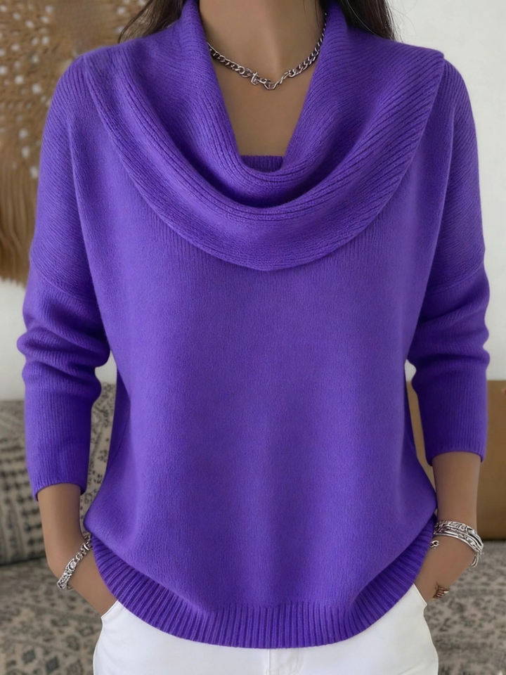 Thea | Cowl Neck Merino Wool Jumper