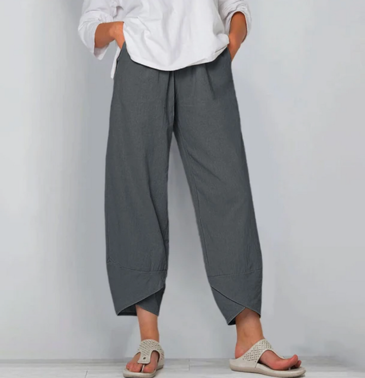 Beatrice Moreau | Women's Relaxed Linen Blend Pants