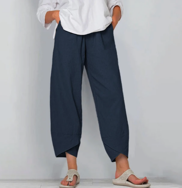Beatrice Moreau | Women's Relaxed Linen Blend Pants