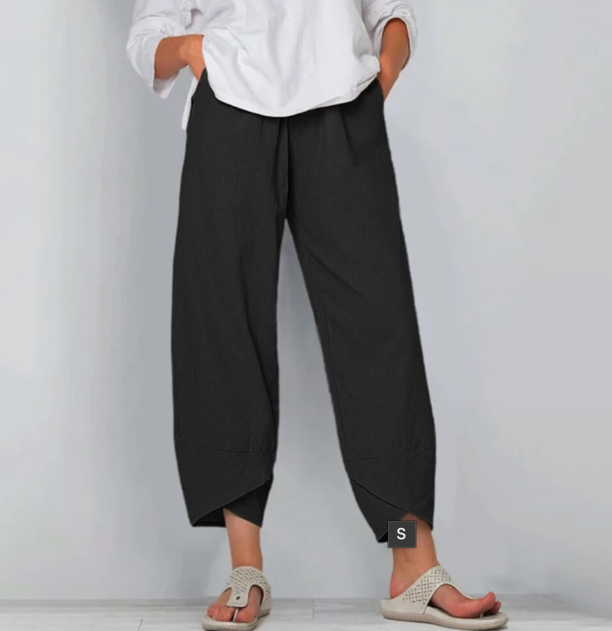 Beatrice Moreau | Women's Relaxed Linen Blend Pants