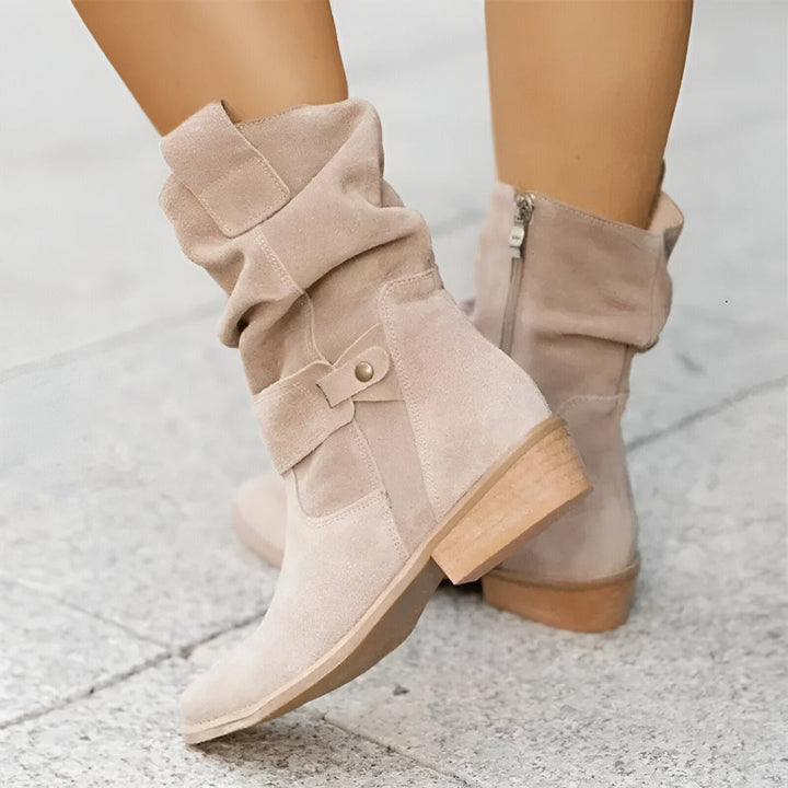 Harper | Slouchy Suede Ankle Boots