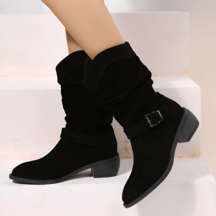 Harper | Slouchy Suede Ankle Boots