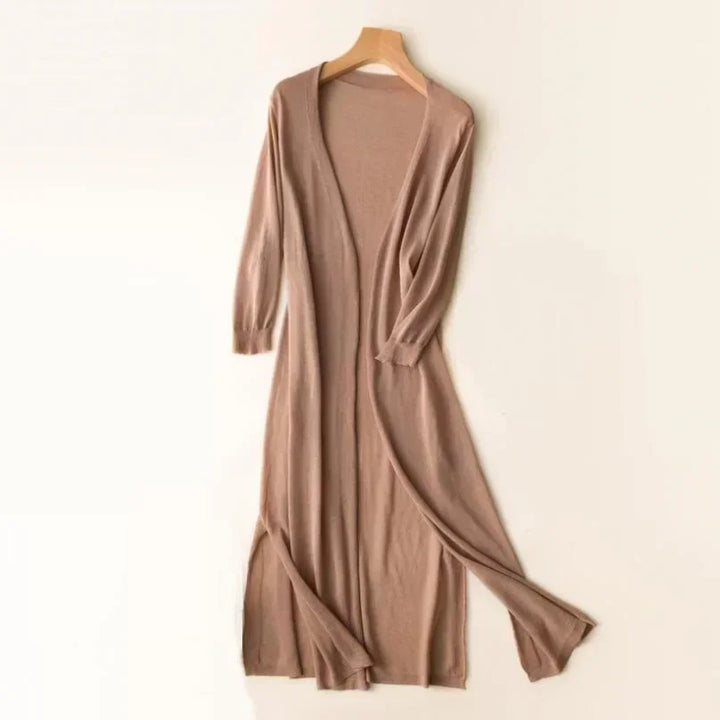 Laura | Women's Long Open Front Cardigan