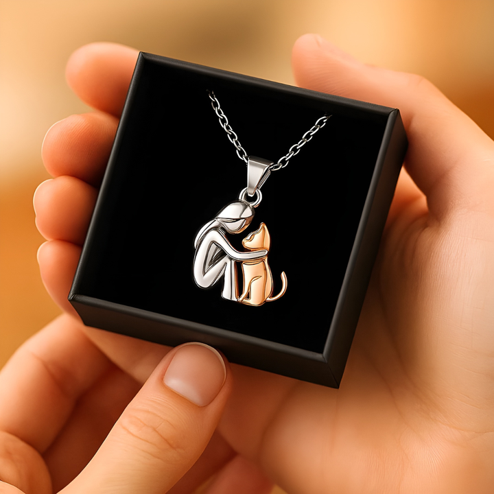 Lena | Elegant Cat Necklace