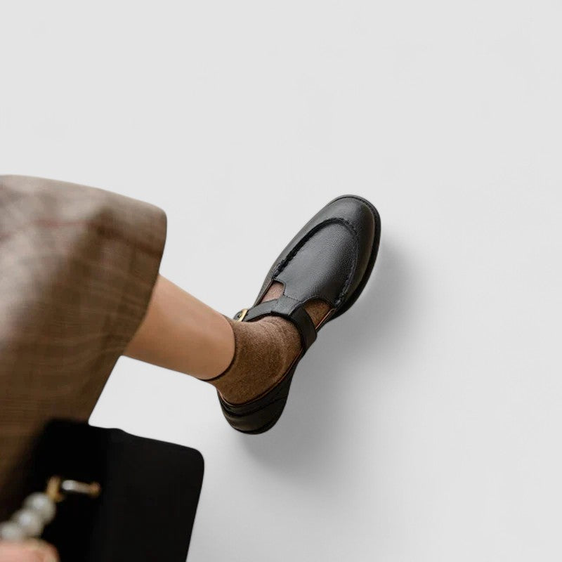 Zhelynne | Orthopaedic Square-Toe Mary Jane Shoes
