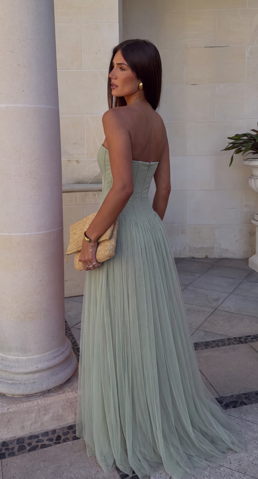 Paloma | Women's Corset Bodice Maxi Dress