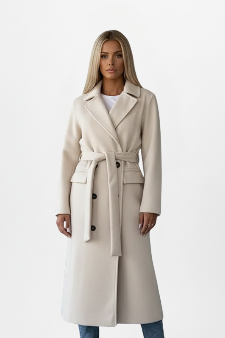 Charlotte Beaumont | Women's Double Breasted Long Coat