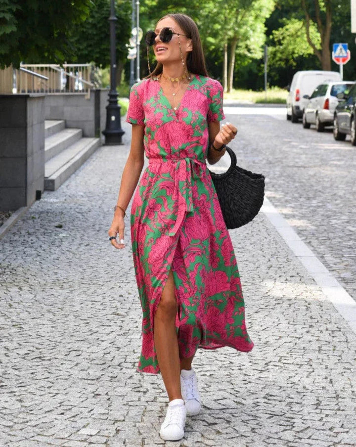 Linda | Summer Floral Dress