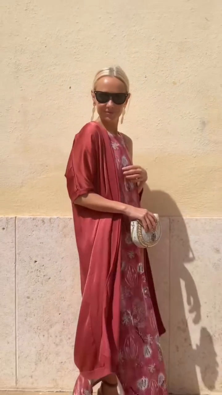 Sleeveless Maxi Dress + Matching Cardigan