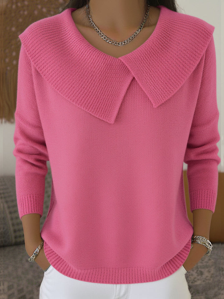 Lucia | Sweater with Soft Collar