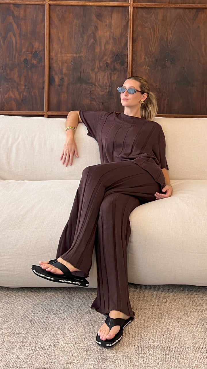 Bayu | Women's Ribbed Knit Longline Top