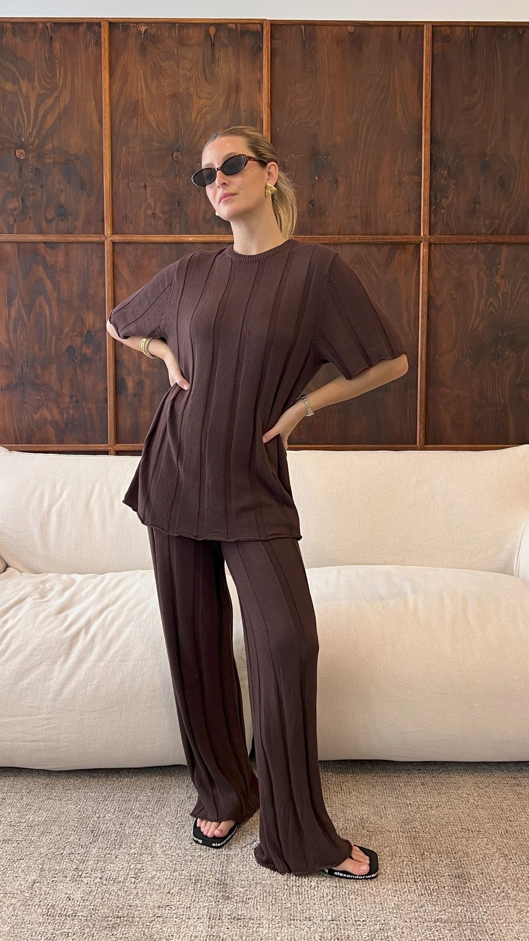Bayu | Women's Ribbed Knit Longline Top