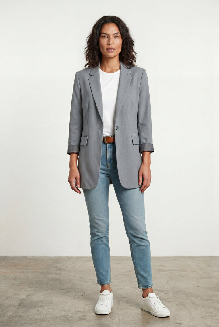 Blaire | Women's Relaxed Longline Blazer, Smart Casual
