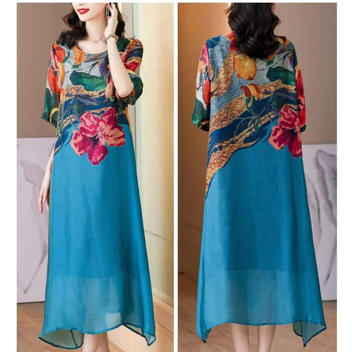 Debby | Elegant Dress with Floral Print