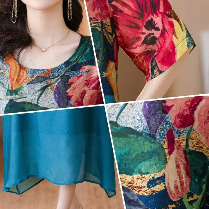 Debby | Elegant Dress with Floral Print