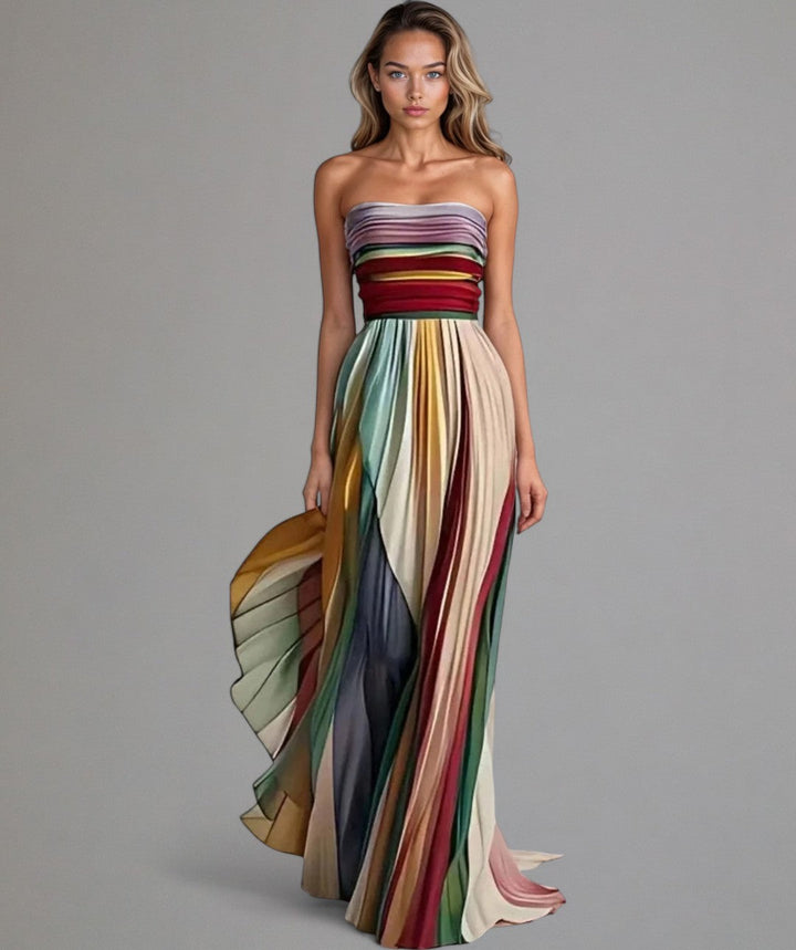 Aria - Sleeveless Colored Dress