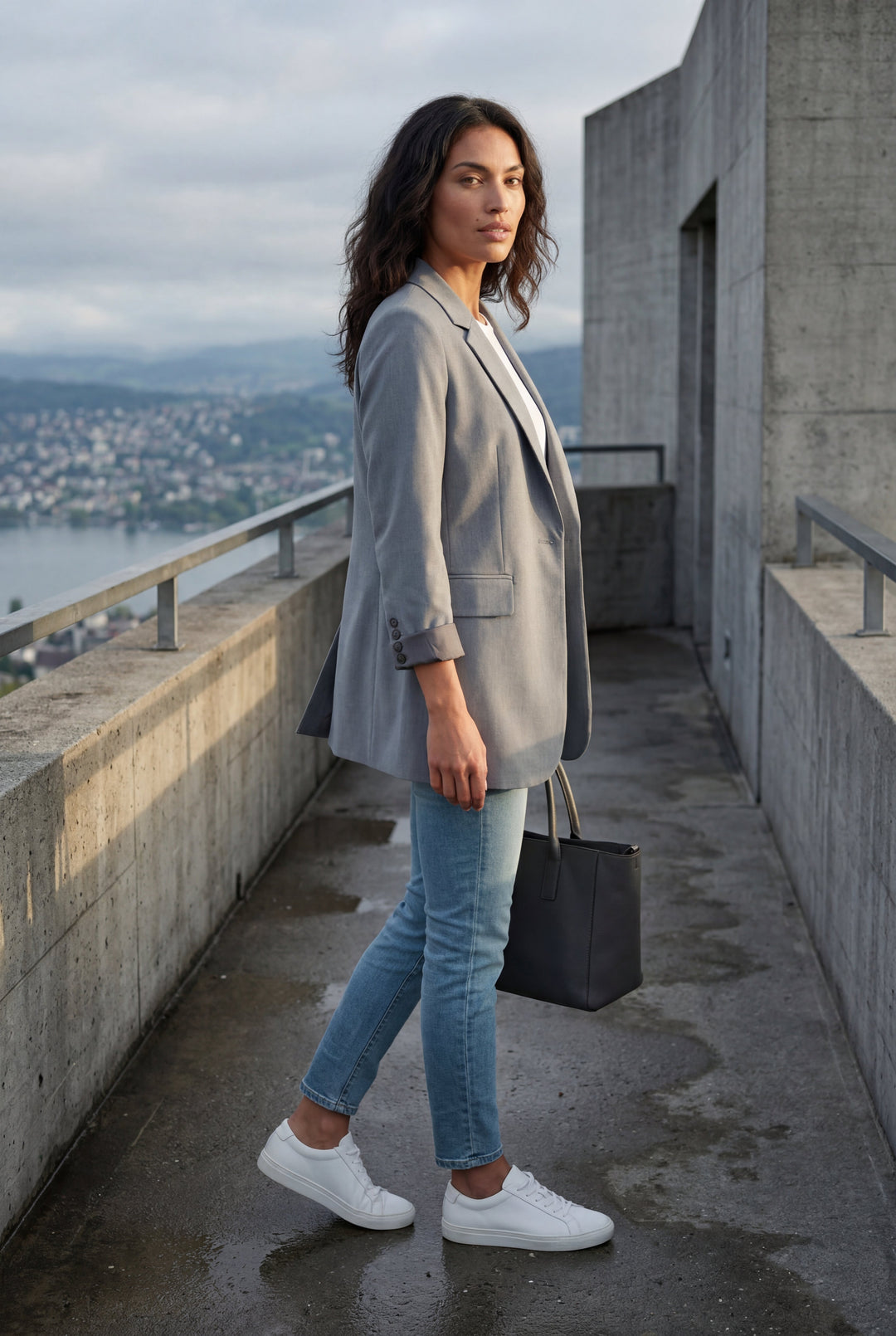 Blaire | Women's Relaxed Longline Blazer, Smart Casual