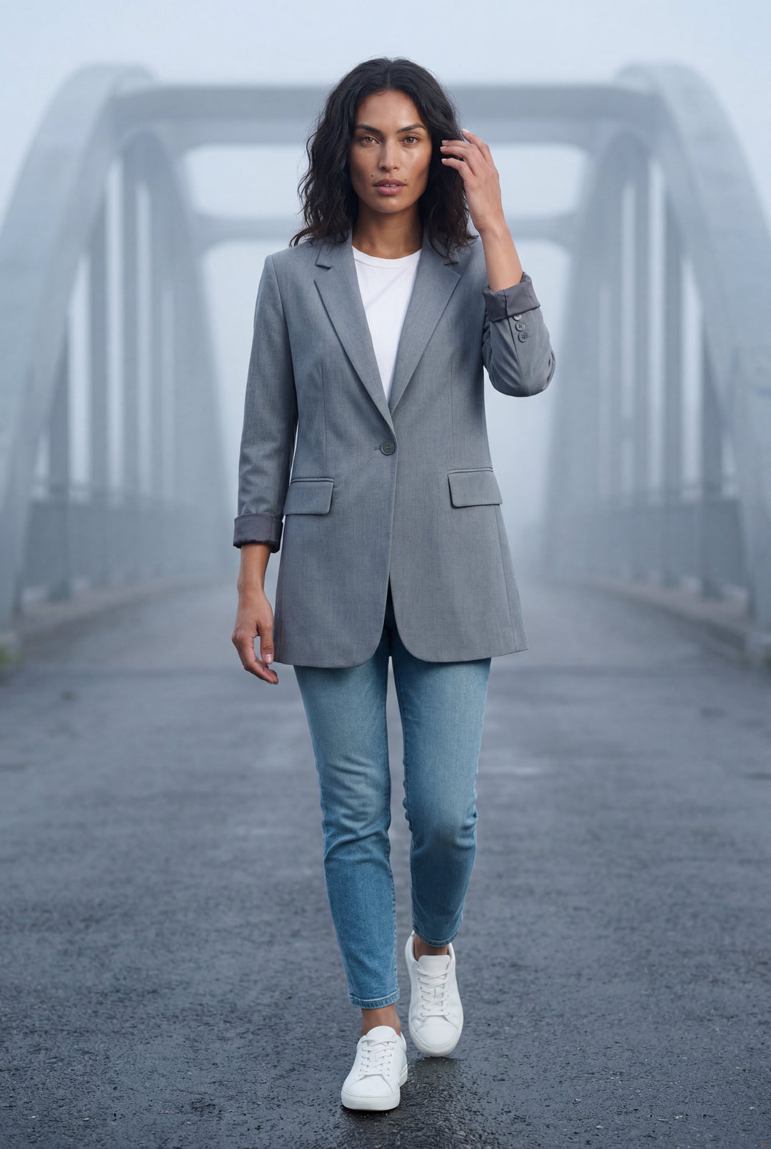 Blaire | Women's Relaxed Longline Blazer, Smart Casual